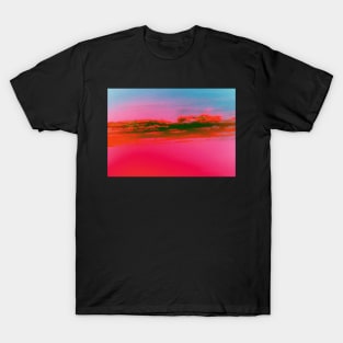 Deep Red Sky-Available As Art Prints-Mugs,Cases,Duvets,T Shirts,Stickers,etc T-Shirt